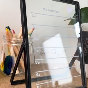 Small Glass Planner